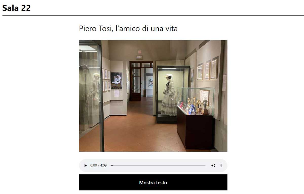 Audioguida della Collezione Zeffirelli